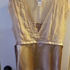 Silk sleeveless blouse